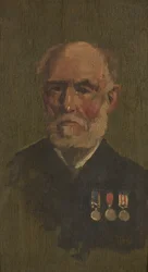Portræt af P. Larkin