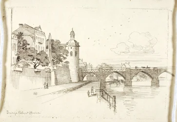 Uden titel (Den gamle bro over Mosel)