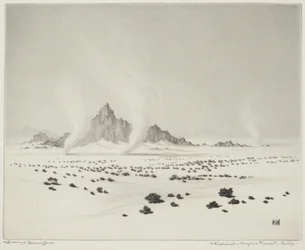 Whirlwinds, Mojave Desert, Californien (nr. 3)