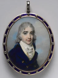 Portræt af en mand, ca. 1800.