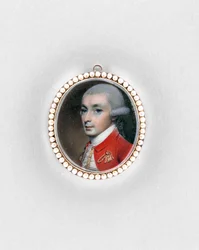 Portræt af en mand, ca. 1775 (akvarel på elfenben