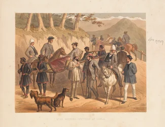 ?Sårede betjente ved Simla?, 1857