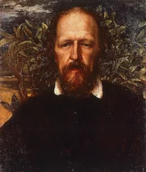 Portræt af Alfred Tennyson (1809 - 1892), af George Frederick Watts (1817-1904)