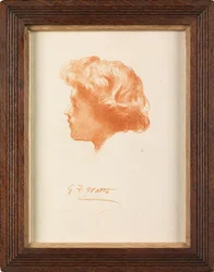 Studie for lederen af Sir Galahad (fotogravure)
