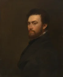 George Fuller Selvportræt, før 1860.