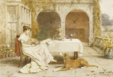Trofast ven ved Tea Time,