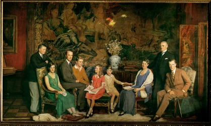 Familien Krupp (olie på lærred)