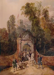 A Hawking Party Setting Out, 1800-tallet, 1935