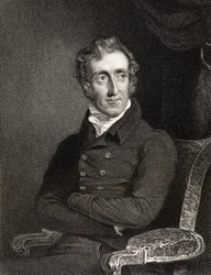 Henry Welbore Agar Ellis, 2. vicomte Clifden, graveret af Edward Scriven (1775-1841), fra »National Portrait Gallery, bind II«, udgivet ca. 1835