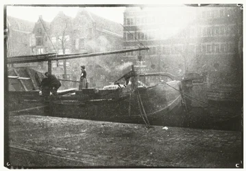 Regeringslagre på Brouwersgracht i Amsterdam