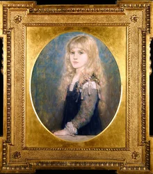 Portræt af Esme Robb (farvet kridt på papir) (se også 350757)