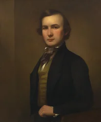 George Henry Durrie Selvportræt, 1843.