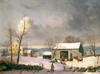 Winter in the Country, ca. 1858 (olie på lærred)