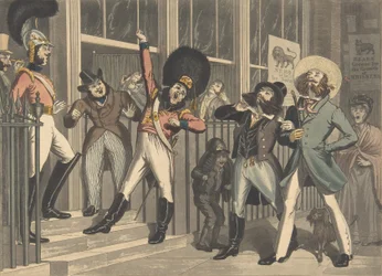 The Rival Whiskers, ca. 1824. Skabere: George Hunt, Theodore Lane.