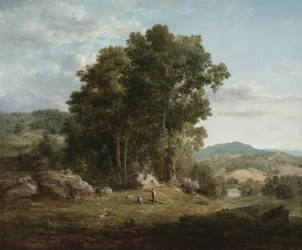 George Inness / "Skovhuggeren", 1849