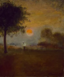 Måneopgang, 1891.