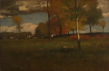 I nærheden af landsbyen, oktober