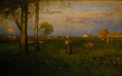 Solnedgang, 1884.