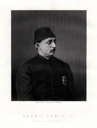 Abd-ul-Hamid II, sidste sultan fra Det Osmanniske Rige, 1800-tallet.