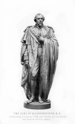 Benjamin Disraeli, 1. jarl af Beaconsfield, engelsk statsmand og litterær figur, 1881.