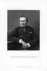 Hugh McCalmont Cairns, 1st Earl Cairns, britisk statsmand, 1881.