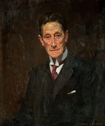 Portræt af Sir Johnston Forbes-Robertson, 1900-1925.