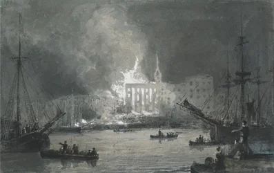 Brand på Themsen