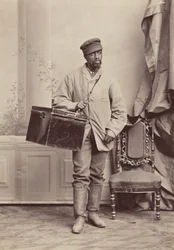 Portræt af en mand [verso], ca. 1869.