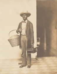 Sam Campus Vendor, fra en Yale Class Abum, ca. 1858.