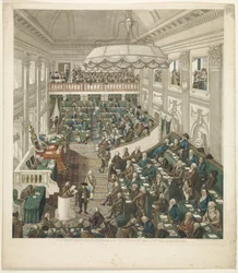 Den første nationalforsamling i Haag, 1796 - Nøjagtig fremstilling af nationalforsamlingen i Haag (titel på genstanden)