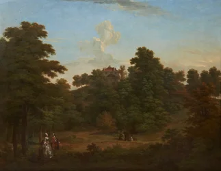 Westcombe House fra dalen