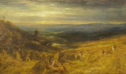 A Surrey Cornfield, ca. 1877 (olie på lærred)