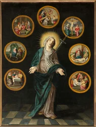 Parish Church (Parish Church Onze-Lieve-Vrouw). Interiør. Maleri.