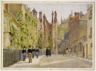 Keats Lane, Eton College, 1895 (wc)