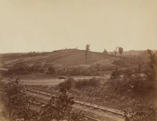 Slagmarken i Atlanta, 1864.