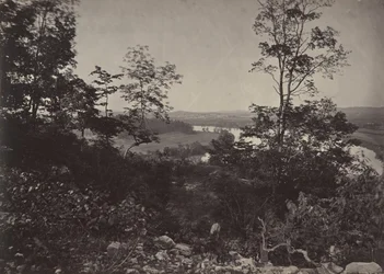 Chattanooga Valley fra Lookout Mountain, 1860
