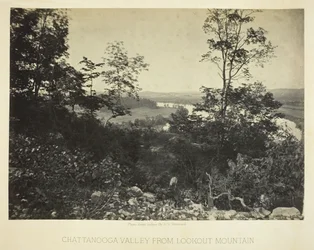 Chattanooga Valley fra Lookout Mountain, 186466.
