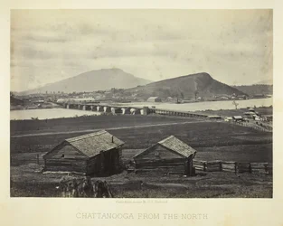 Chattanooga fra nord, 1864.