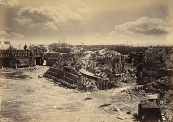 Indre udsigt over Fort Sumter