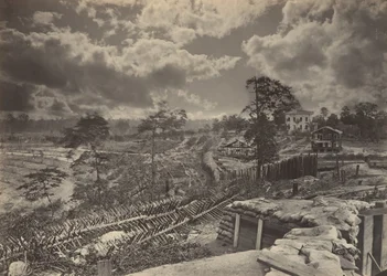 Rebel arbejder foran Atlanta, Georgia nr. 1, 1860