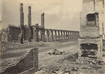 Ruinerne af R.R. Depot, Charleston, South Carolina, 1860