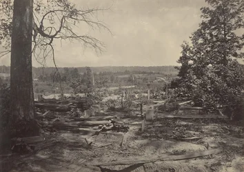 Slagmarken ved Peach Tree Creek, Georgia, 1860