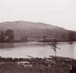 Udsigt over Tennessee River, ca. 1864.