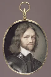 General Henry Ireton (1611-51) parlamentarisk general og Lord Deputy of Ireland (wc på pergament på kort)