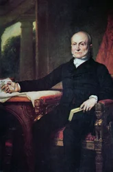 John Quincy Adams (1767-1848) (farve litho)