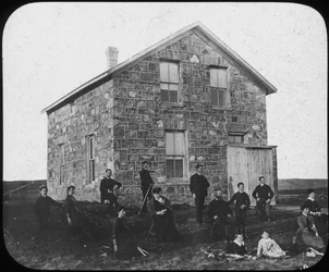 En bosætterbolig, Canada, slutningen af det 19. århundrede