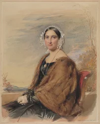 Portræt af en kvinde, 1851.