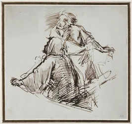 To Mandsskikkelser, ca. 1829.