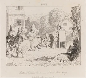 Industrious Group, Toul, ca. 1821 (ætsning)