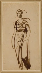 Figur af en kvinde